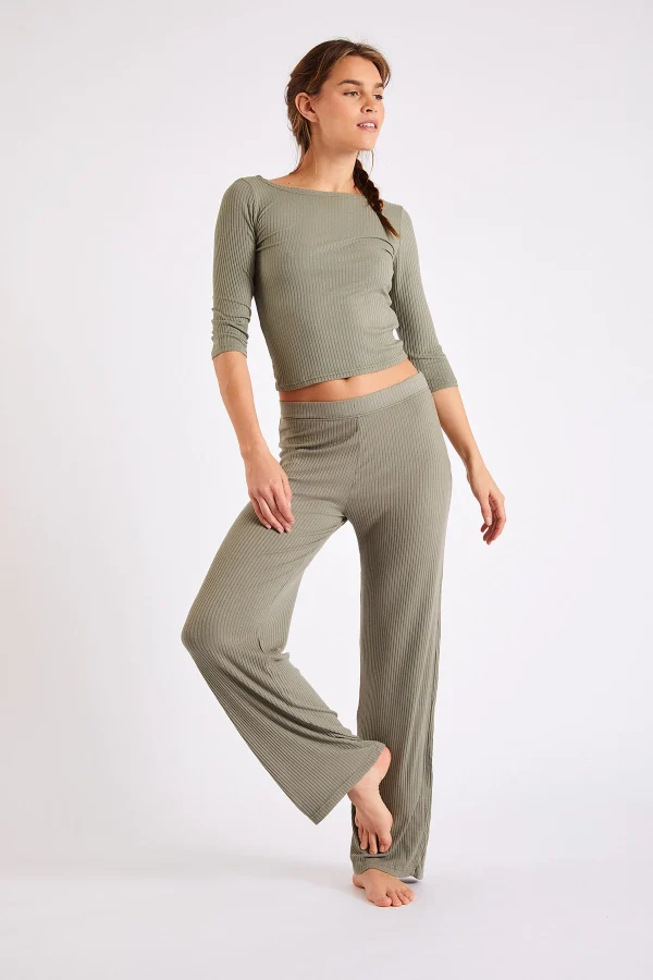 Banana Moon Ensemble Homewear Vert Softness & Lonely Comfy design à la mode 1