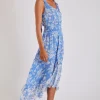 Banana Moon Robe Longue Bleu Imprimé Blanc Tara Jasminavoil Service Clients Dédié 23