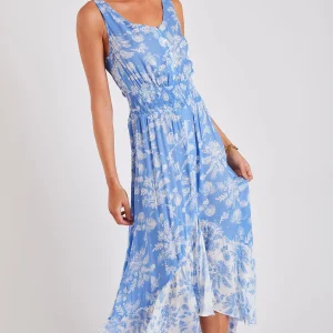 Banana Moon Robe Longue Bleu Imprimé Blanc Tara Jasminavoil Service Clients Dédié 15