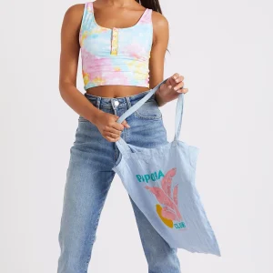 Banana Moon Totebag En Lin Bleu Ciel Toteclub à prix d'occasion 15