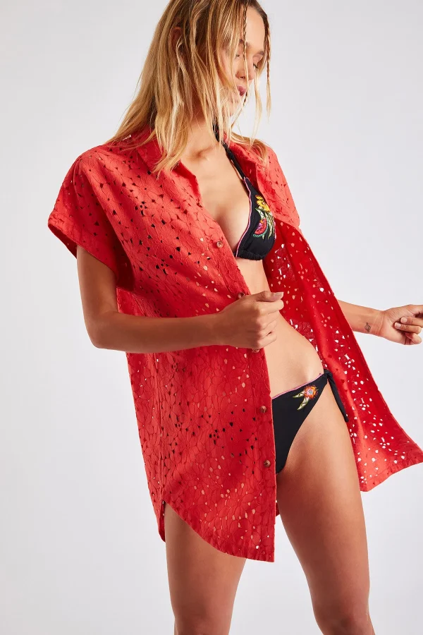 Banana Moon Chemise Tunique Orange Waila Daisybay en promotion 1