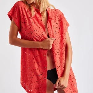 Banana Moon Chemise Tunique Orange Waila Daisybay en promotion 9