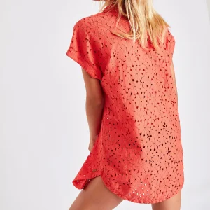 Banana Moon Chemise Tunique Orange Waila Daisybay en promotion 15