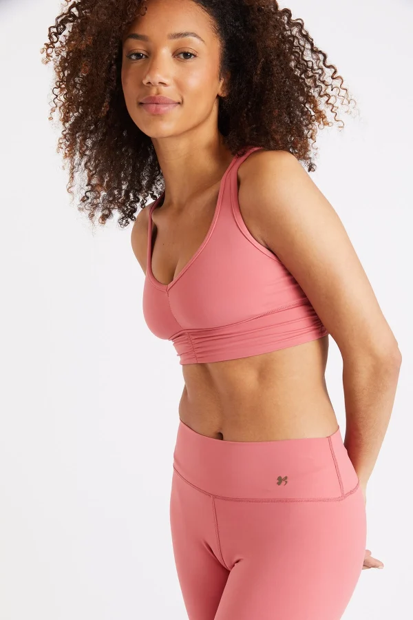 Couleurs variées Banana Moon Brassière De Sport Rose Flow Wellness 1