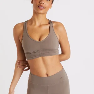 soldes Banana Moon Brassière De Sport Taupe Flow Wellness 13
