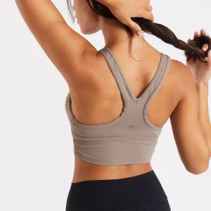 soldes Banana Moon Brassière De Sport Taupe Flow Wellness 23