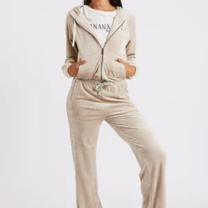 meilleur service Banana Moon Veste De Jogging En Velours écru Makaio Seelake 9