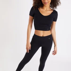 Vente Banana Moon T-shirt De Sport Noir Pour Femme Mantra Wellness 8