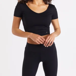 Vente Banana Moon T-shirt De Sport Noir Pour Femme Mantra Wellness 10