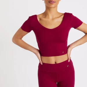 Banana Moon T-shirt De Sport Bordeaux Pour Femme Mantra Wellness grossiste 11