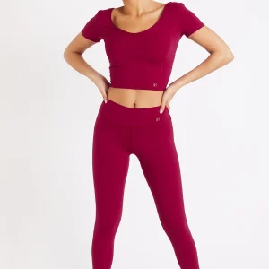 Banana Moon T-shirt De Sport Bordeaux Pour Femme Mantra Wellness grossiste 13