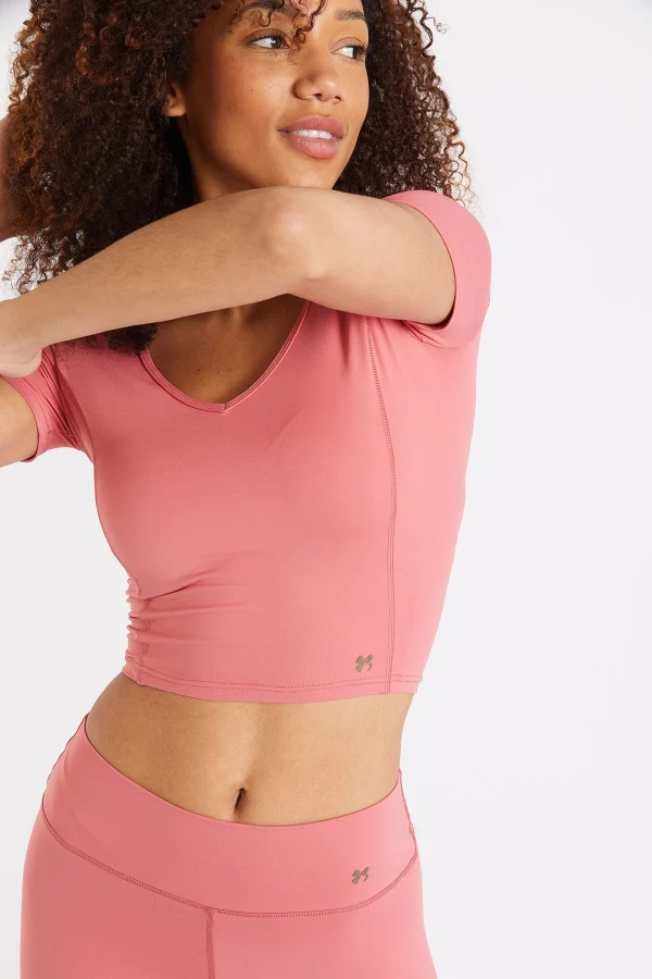 Banana Moon T-shirt De Sport Rose Pour Femme Mantra Wellness soldes magasin 1