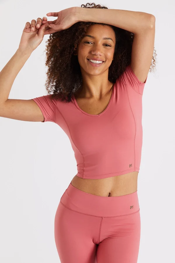 Banana Moon T-shirt De Sport Rose Pour Femme Mantra Wellness soldes magasin 3