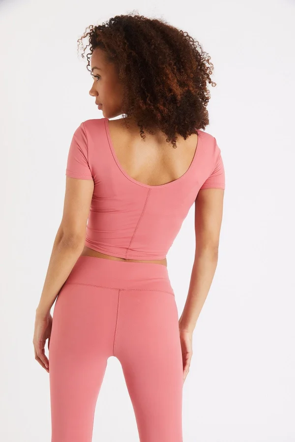 Banana Moon T-shirt De Sport Rose Pour Femme Mantra Wellness soldes magasin 7