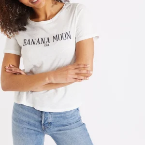 magasin Banana Moon T-shirt écru Brodé Slippy Seacoco 8