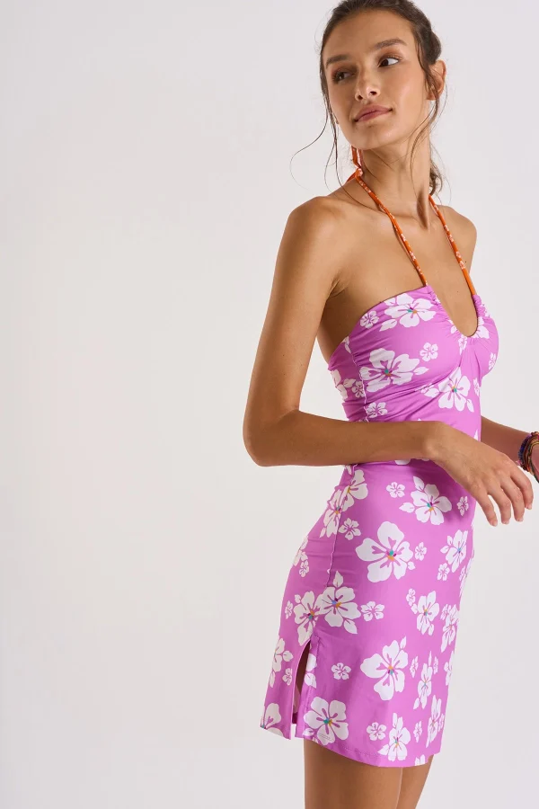 Banana Moon Robe De Plage Courte Lilas Arya Islandgirl Satisfait ou Remboursé 5