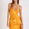 à prix d'occasion Banana Moon Robe Maillot Tie-and-dye Orange Arya Smiledye 22