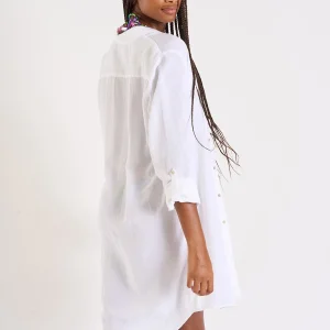 Banana Moon Robe Chemise Blanche Gasted Suntrip Satisfait ou Remboursé 15