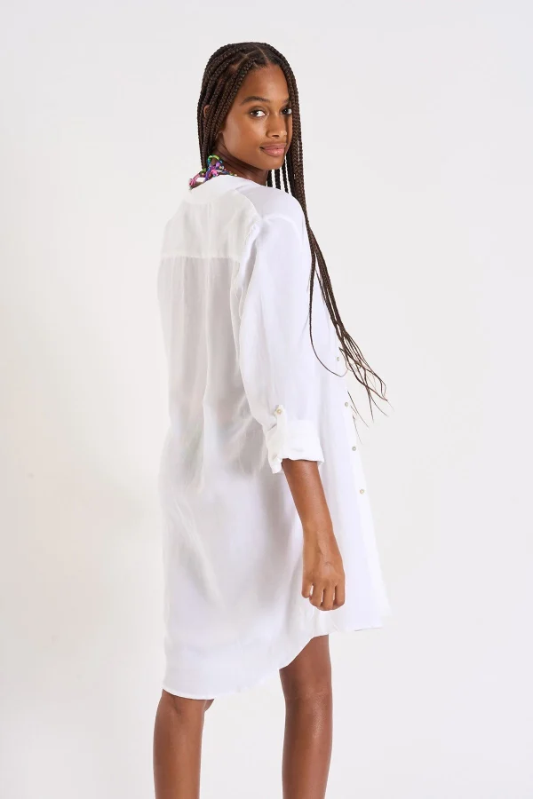 Banana Moon Robe Chemise Blanche Gasted Suntrip Satisfait ou Remboursé 6