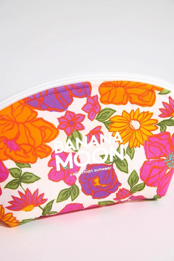 Banana Moon Pochette écrue à Fleurs Graphite Sunrama Livraison gratuite 3