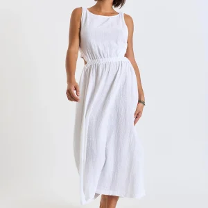 Service Clients Dédié Banana Moon Robe Longue Blanche Sophistiquée HELOISE CHERYLL 9
