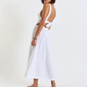 Service Clients Dédié Banana Moon Robe Longue Blanche Sophistiquée HELOISE CHERYLL 15