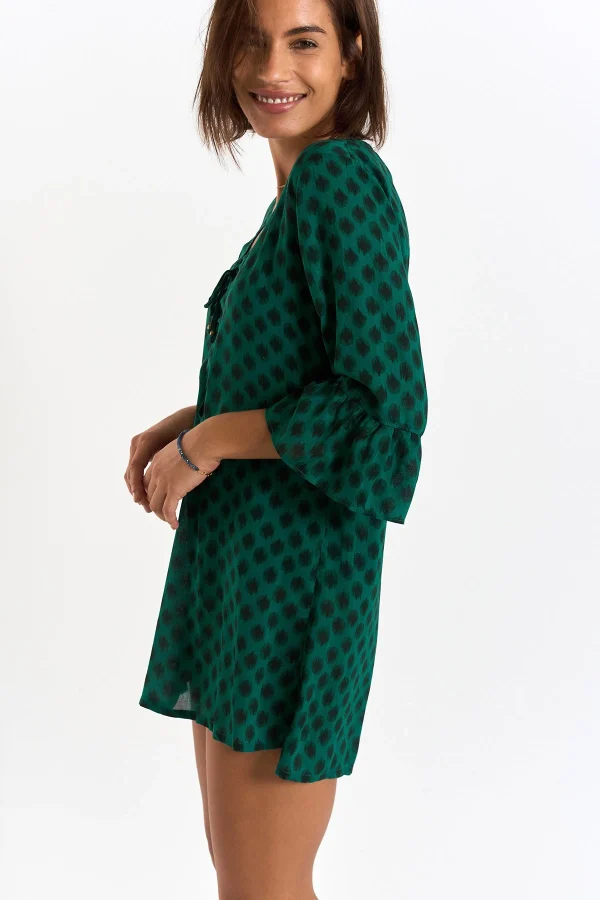 Banana Moon Robe Tunique Courte Verte HOALA TALANGAVOIL à prix d'occasion 3