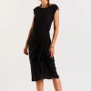 Banana Moon Robe T-shirt Nouée Noire Juliana Caraiva Pas Cher soldes France 17