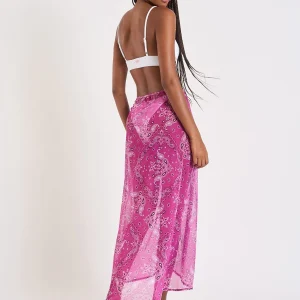 Banana Moon Jupe Paréo Imprima Bandanas Fushia Lenai Benitatul Top ventes 15