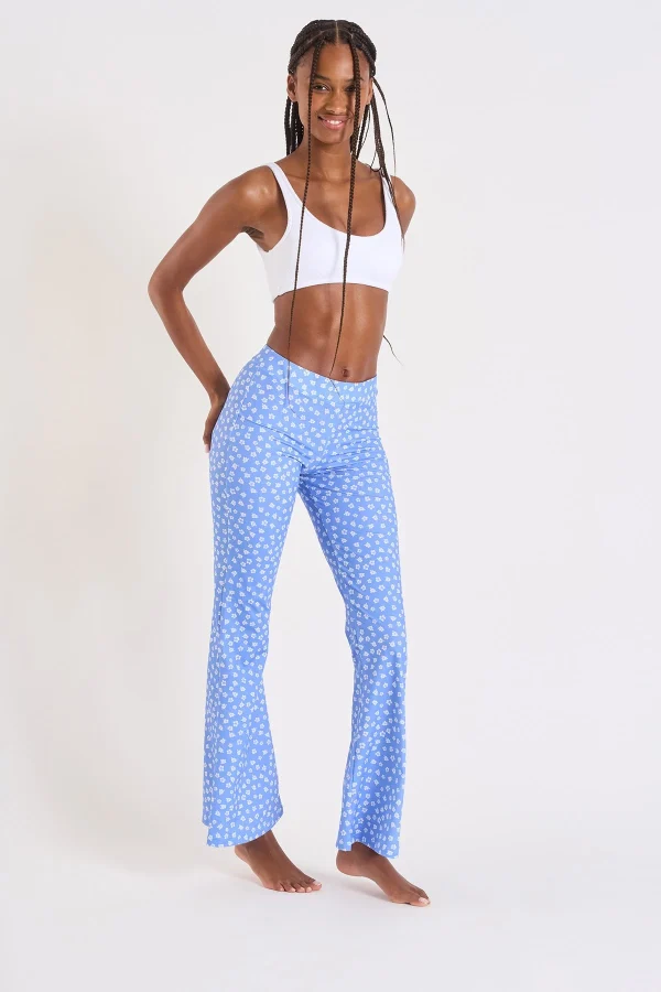 meilleure qualité Banana Moon Pantalon Bleu Imprimé Hibiscus Noelo Bloomgirl 1