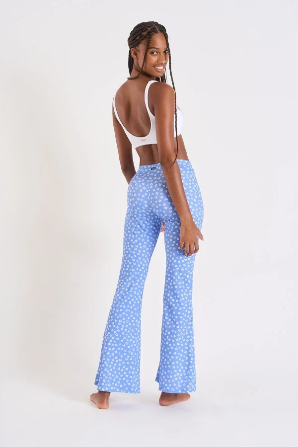 meilleure qualité Banana Moon Pantalon Bleu Imprimé Hibiscus Noelo Bloomgirl 6