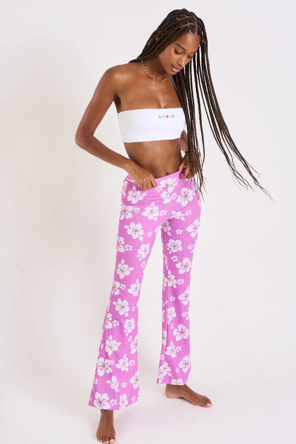 grossiste en ligne Banana Moon Pantalon Lilas Imprimé Fleur Noelo Islandgirl 4