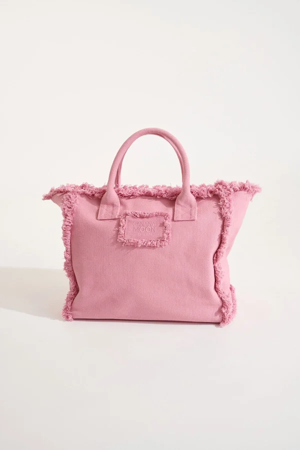 soldes magasin Banana Moon Sac Cabas Rose En Coton Tans Carlina 1