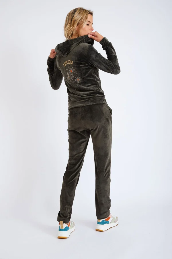 Banana Moon Veste De Jogging Femme Kaki FRESCO SEALAKE économies garanties 6