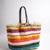 Banana Moon Sac Cabas Natté Multicolore Irea Edvaldo qualité supérieure 22