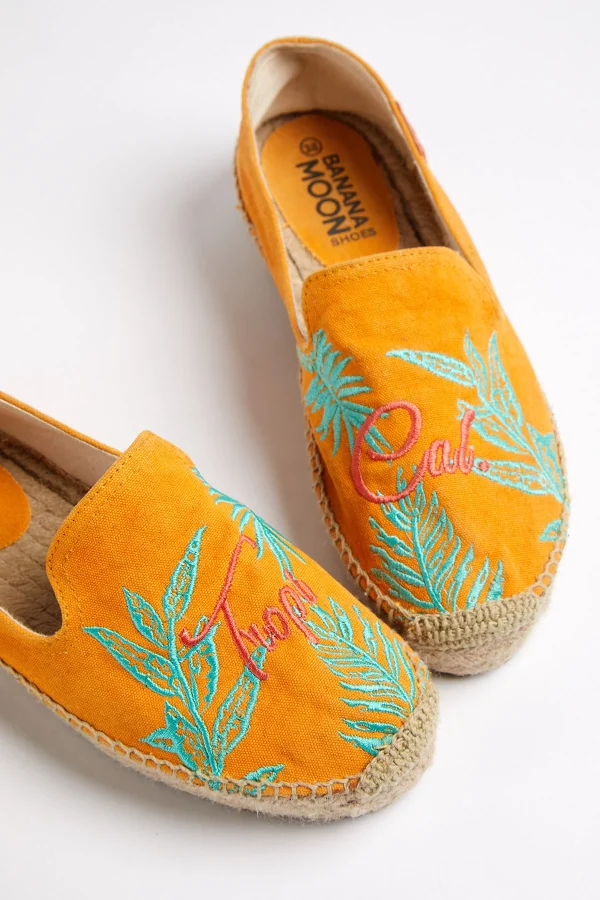 grande surprise Banana Moon Espadrilles Oranges Compensées Et Brodées VERAO ESPADRILLE 1
