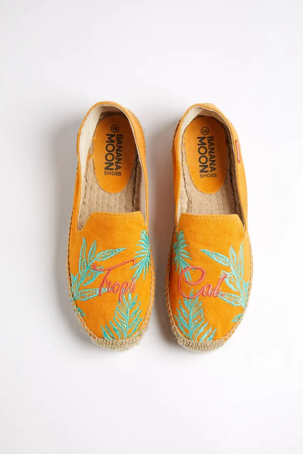 grande surprise Banana Moon Espadrilles Oranges Compensées Et Brodées VERAO ESPADRILLE 4