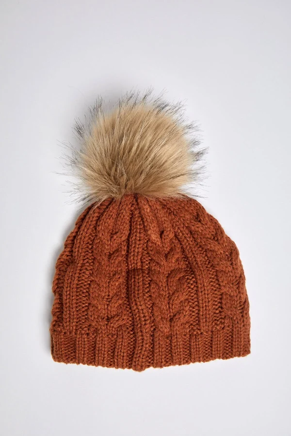 Banana Moon Bonnet Torsadé Femme Camel DOTTI LEMONWOOD achat pas cher 4