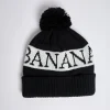 soldes ligne Banana Moon Bonnet “sport” Femme Noir Avec Pompon Laine SAYAN MIHAEL 16