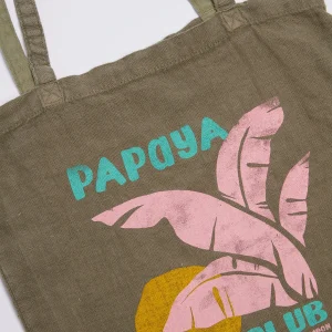 Banana Moon Totebag En Lin Kaki Toteclub beauté 13
